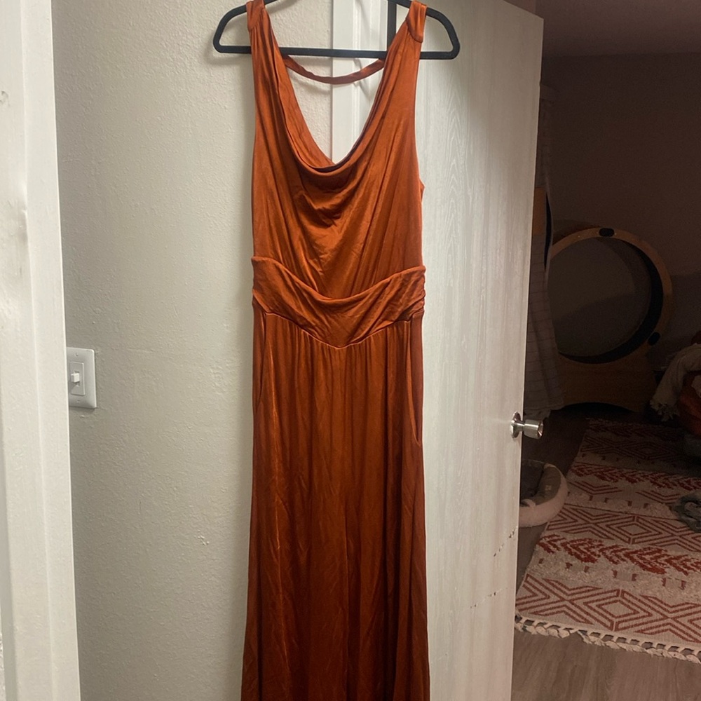 Maeve by anthropology burnt orange jumper